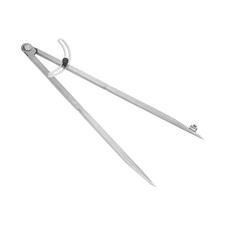 AKLOSIPY Woodworking 400mm Carbon Steel Wing Divider Scriber With Pencil Holder