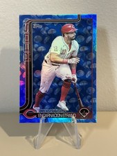 2025 Topps Easter Blue Foil /10 Umbrella Christian Encarnacion-Strand #4 Reds