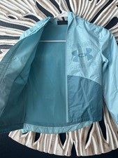 Girls Under Armour Youth Small Blue Jacket Hoodie
