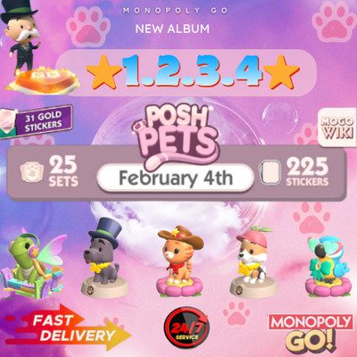 MONOPOLY.GO - STICKER      1.2.3.4        24/7  