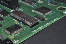 NEO GEO AES Console 3-6 Full Recap, BIOS Socketed, RGB Bypass,  Joystick, YPbPR