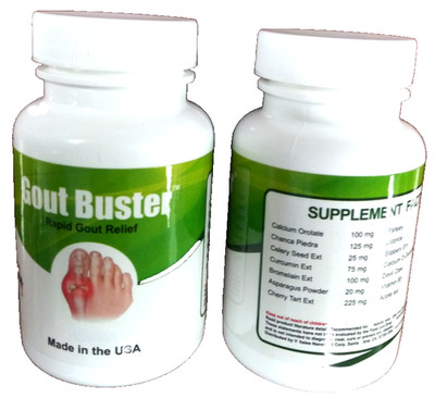 Gout Buster - Faster Relief and Flush Uric Acid Buildup (60ct)
