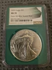 2024 MS70 SILVER EAGLE - GREEN CORE - US MINT SEALED BOX - NGC CERTIFIED