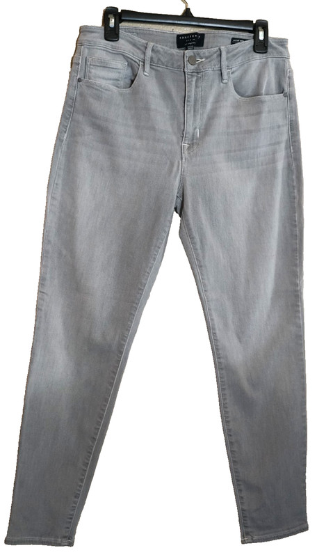 Sanctuary cotton blend gray denim jeans for women size 31/12