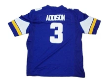 JORDAN ADDISON Unsigned Custom New Minnesota Sewn Football Jersey Sizes S-3XL