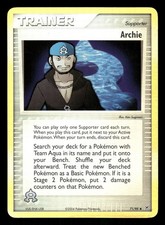 Pokemon Archie Uncommon Team Magma vs Team Aqua 71/95 LP Reverse Holo on eBay