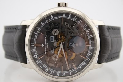Vacheron Constantin Traditionnelle Skeletonized Dial White Gold 41mm Watch 4020T