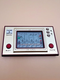 Vintage 1981 Nintendo Game & Watch Chef FP-24 Wide Screen Grade C Tested working