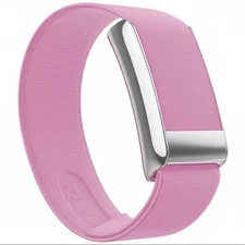 New Whoop MG/5.0 Pink Hydroknit Band With Silver Trim/Clasp/Hook - Whoop MG/5.0