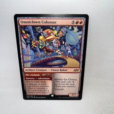 Omniclown Colossus 116 Rare Unfinity Magic: The Gathering Lightly Played