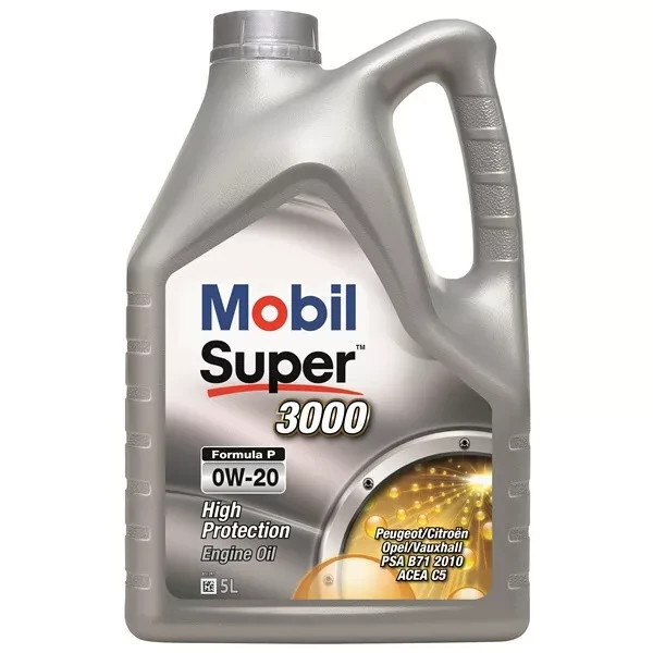 2x Mobil Super 3000 Formula P 0W20 - 5L MOBIL 157517