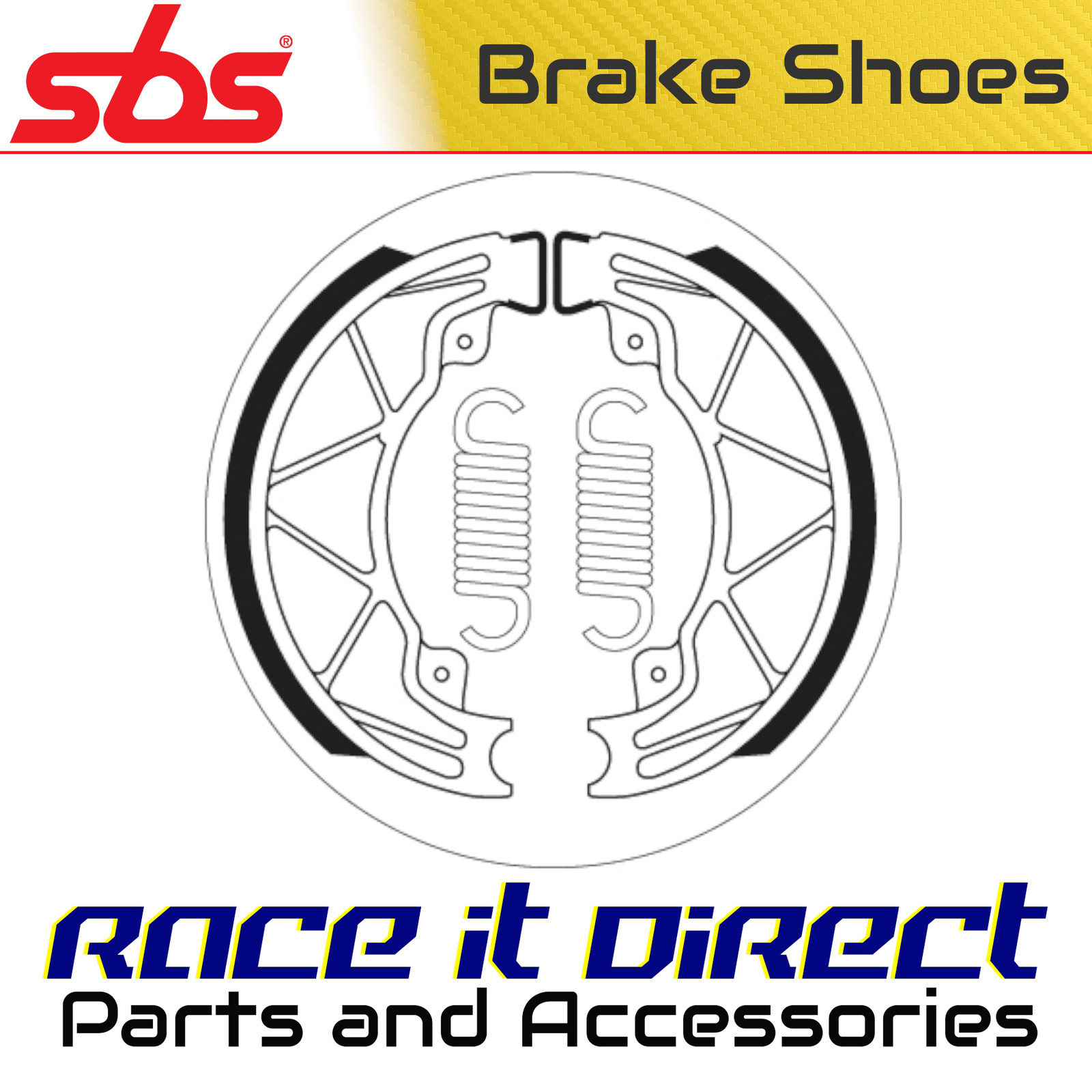 Brake Shoes for PIAGGIO TYPHOON 125 2010-2015 Rear SBS