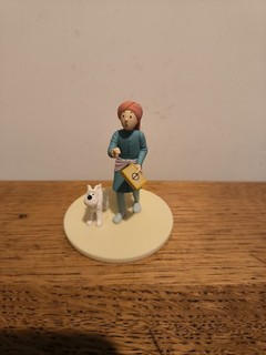 Scène figurine Tintin aux cigares du Pharaon Hergé Moulinsart