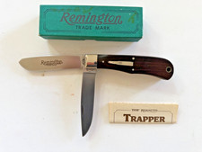 REMINGTON UMC JUMBO TRAPPER COCOBOLO HANDLES With BOX INSTRUCTIONS