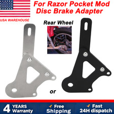 For Razor Pocket Mod Disc Brake Adapter Rear Wheel , Aluminium, Black or Silver