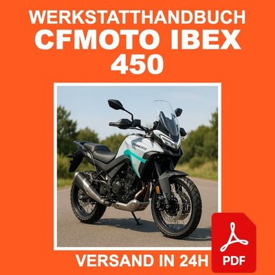 Werkstatthandbuch Cfmoto Ibex 450 2025-2026 Reparaturanleitung CD PDF DE