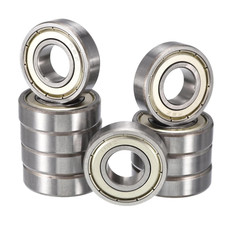 R8ZZ Deep Groove Ball Bearings, ID 1/2" X OD 1-1/8" X Width 5/16" Double Shielde