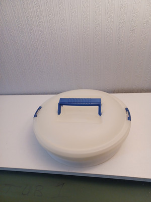  Irish Swartz Deviled Egg Pie Travel Container 13 Inch Round Couple Stains 