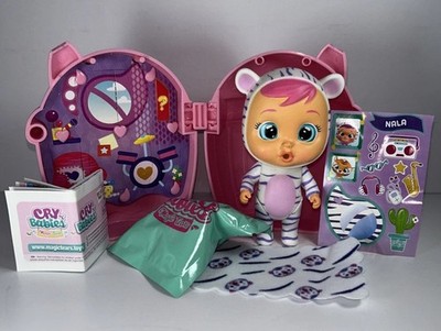 Purple Tiger Cry Babies Magic Tears Bottle House Mini Doll OPENED but NEW!