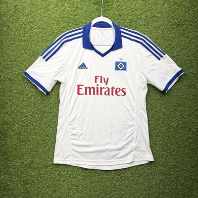 Adidas Hamburg Fc Soccer Jersey Mens Medium 2013/14 Home Z27080 Blank