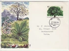 GB Stamps First Day Cover British Trees Horse chestnut, conker leaf PHILART 1974