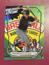 2026 Bowman Chrome 1st Jude Warwick Packfractor #/89 BCP-58 - Tigers shortstop