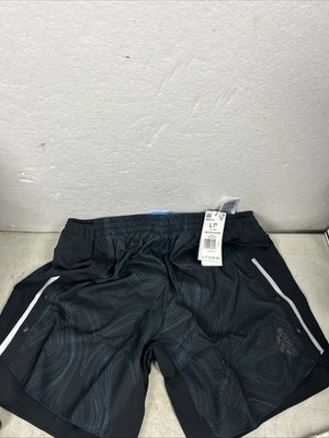 Adidas Men's D4R Running Carrera RTFO Shorts Size L Black/Pulse Blue HM1213 NWT