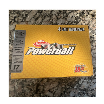 Berkley Powerbait HD Tru Color Pre-Rigged Swimbait 17 Pack Bass Fish Shape