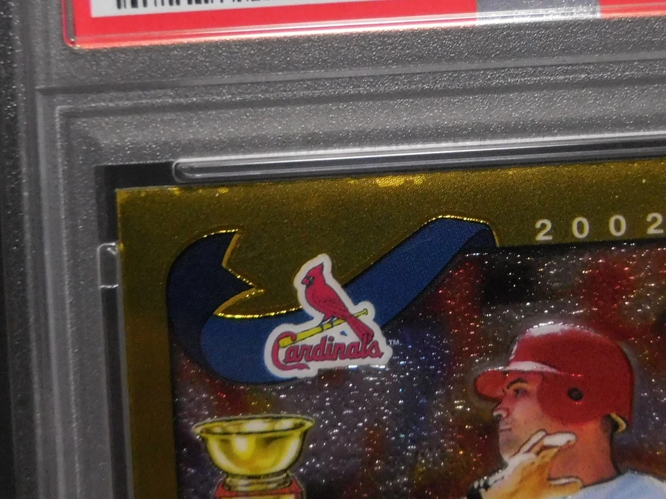 Topps Rookie Cup 2005 Albert Pujols #123 '02 reimpresión cromada/25 Cardinals PSA 8 Foto 2 de 4