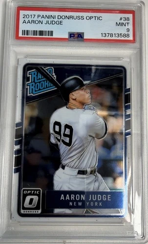 Aaron Judge 2017 Panini Donruss Optic Rated Rookie #38 PSA 9 Mint RC Yankees