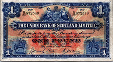 Scotland 1 Pound 1937 Pick# S815c XF