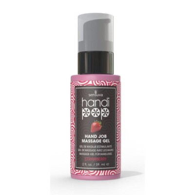 Handipop Edible Hand Job Massage Gel Strawberry 2oz