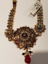Beautiful Indian Style Child's Goldtone Necklace
