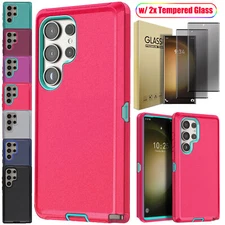 For Samsung Galaxy S23 Ultra S23 Plus Phone Case Cover /Privacy Screen Protector