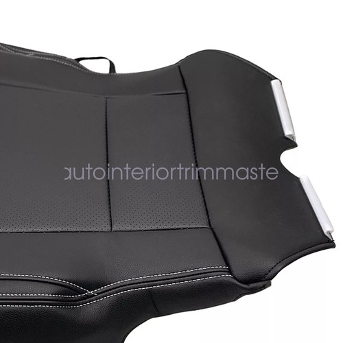 For 2015-2017 Ford F-150 Crew Cab Pickup 4-Door 2X Bottom Seat Cover Black - Foto 3 di 8