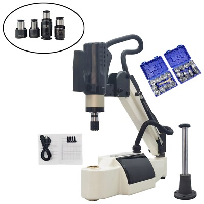 220V Universal 360° Electric Touch Tapping Machine 1/8''-11/4'' 2000W