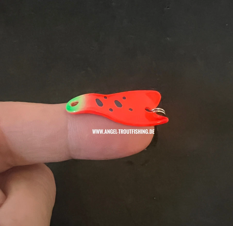 5er UV 2,8 g Trout Spoon Set Japanblinker Forellenblinker Schlepplöffel Köder - Bild 2 von 4