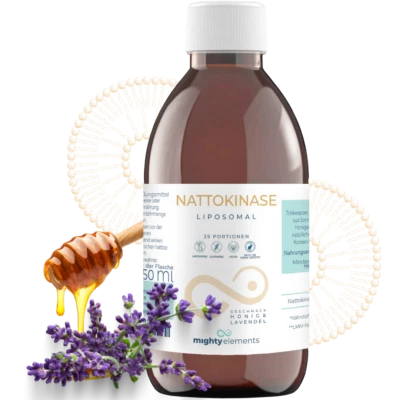 MIGHTY ELEMENTS Natoquinasa liposomal 200 mg I vegana I sin alcohol I natural I sin lactosa