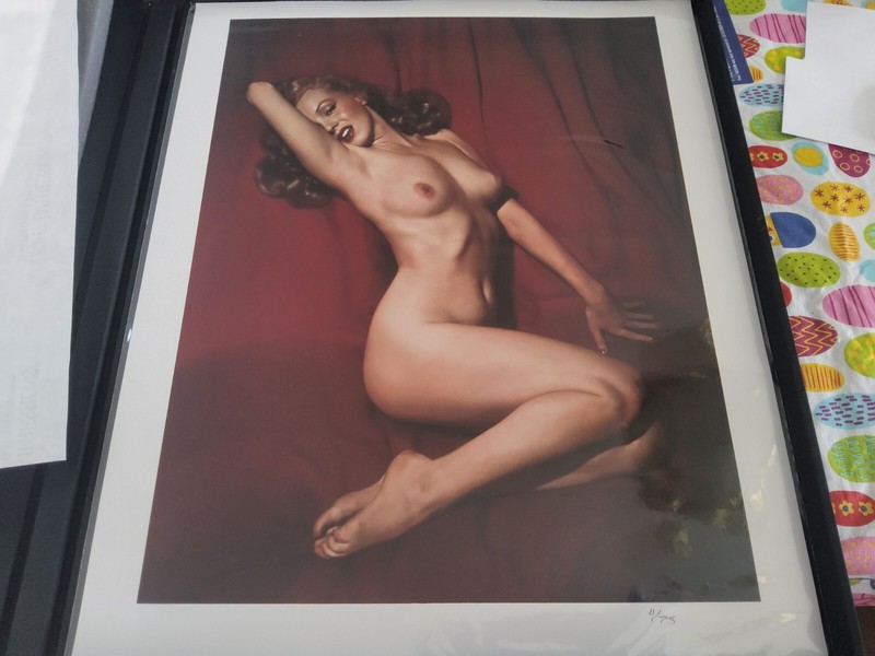 INVESTORS Rare Frank Worth Print MARILYN MONROE RED 11 of 75 made COA