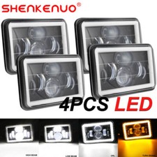 4pcs 4x6 Led Headlights Hilo Sealed Beam Wdrl For 1977-1986 Chevrolet Caprice