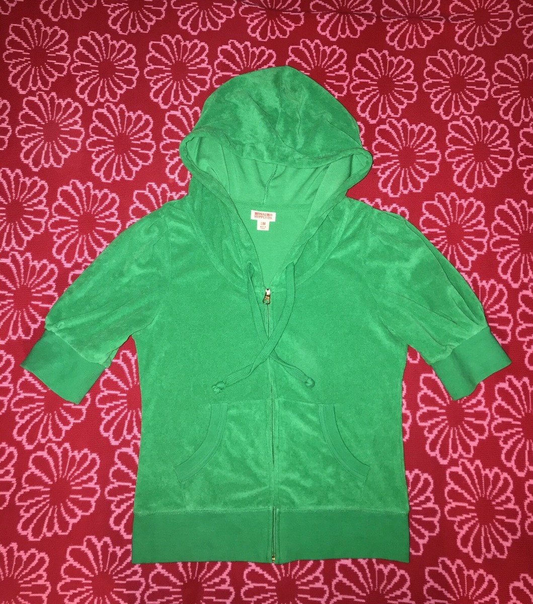 Mossimo Supply Co Womens M Terry Hoodie Cover Up Towelling Top