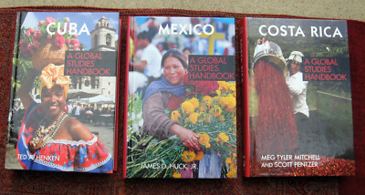 Global Studies Handbooks, Lot of 3.  Mexico, Costa Rica and Cuba