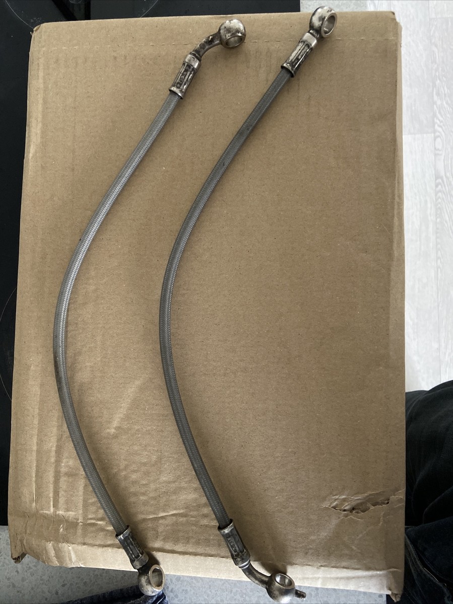 Triumph Street Triple 765 RS Braided Front Hoses ABS 2017 OEM