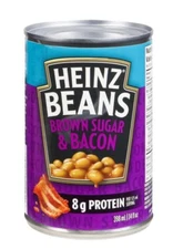 12 Cans of Heinz Beans Brown Sugar And Bacon 14 fl oz Each