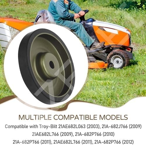 ZHIXING Pferdefräse Rückfahrscheibe – Passt Für MTD, Troy-Bilt & Cub Cadet Rasenmäher (Ersatz Für GW-2111, 756-04171 U.a.)