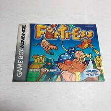 Fortress Instruction Booklet ONLY Game Boy Advance, GBA Manual Original