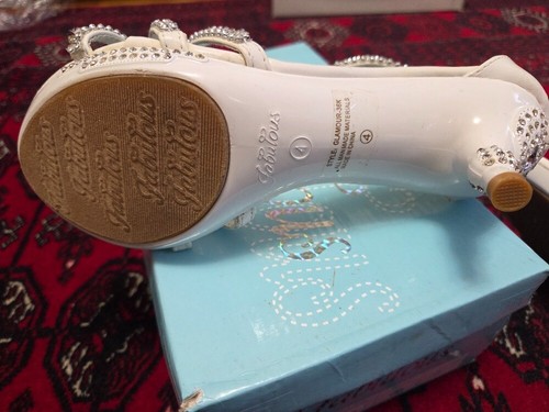 Fabulous Angel-37K Little Girls Bling Rhinestone Platform Dress Heels Sandals - Picture 12 of 16