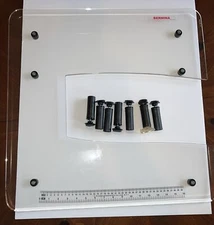 Bernina Clear Acrylic Sewing Extension Table Embroidery Model B121BE Made In USA