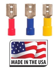 75 PACK 10-12 14-16 18-22 VINYL FEMALE QUICK DISCONNECT 250 1/4" 25 EACH USA