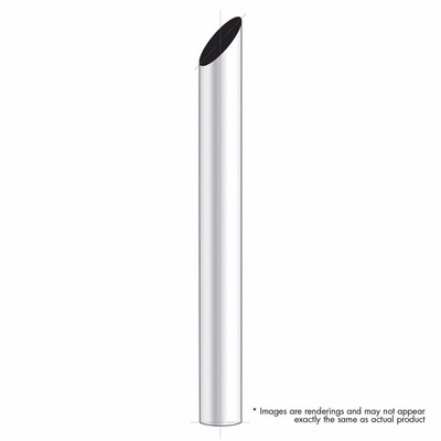 5 Inch Mitred Plain Bottom Exhaust - 36 Inch Length